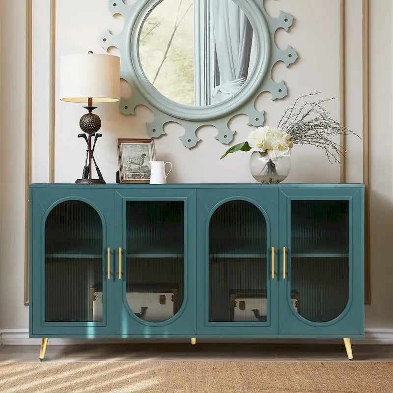 Storage Cabinets with Adjustable Shelves for 65 Inch