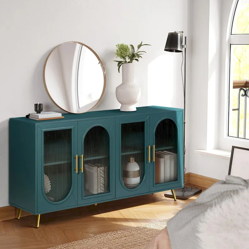 Storage Cabinets with Adjustable Shelves for 65 Inch