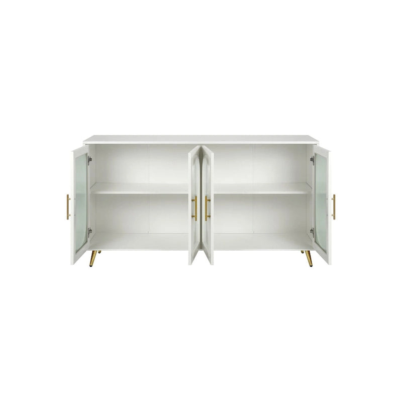 Storage Cabinets with Adjustable Shelves for 65 Inch