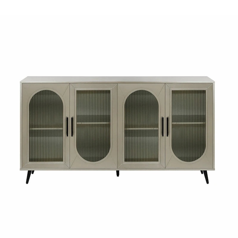 Storage Cabinets with Adjustable Shelves for 65 Inch