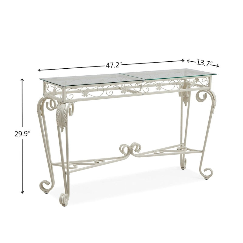 Console Tables for Entryway, Sturdy Hallway Table with Storage
