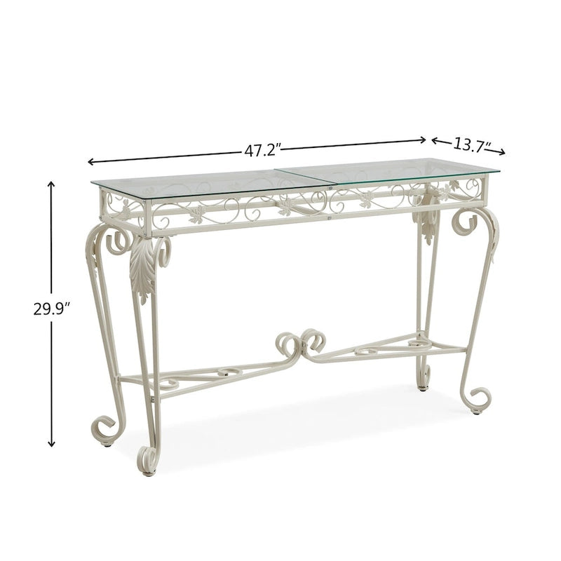 Console Tables for Entryway, Sturdy Hallway Table with Storage