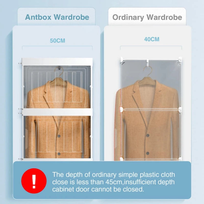 Portable Wardrobe Closets Bedroom ,Storage Organizer, Clothes Dresser, Closet Storage Organizer