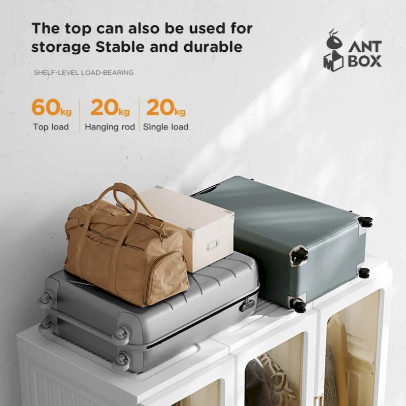 Portable Wardrobe Closets Bedroom ,Storage Organizer, Clothes Dresser, Closet Storage Organizer
