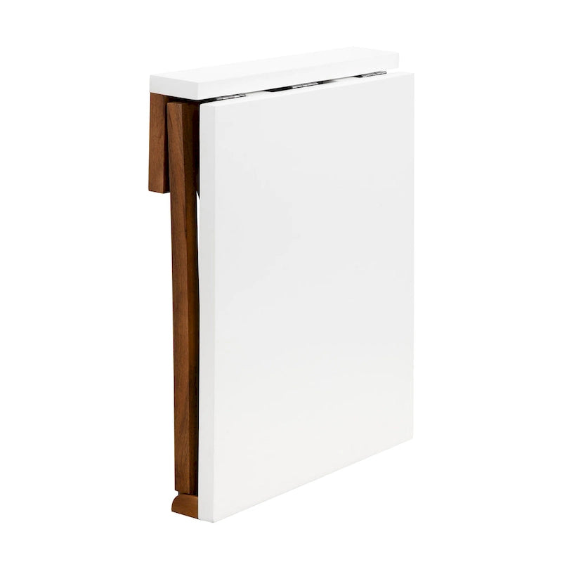 Kate and Laurel Kaya Wood Wall-Mounted Table - 24x33x31