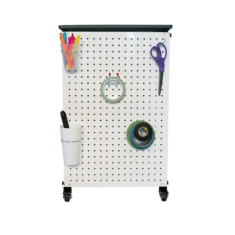 Luxor Modular Classroom Storage Cabinet - Single Cabinet with 3 Large Bins