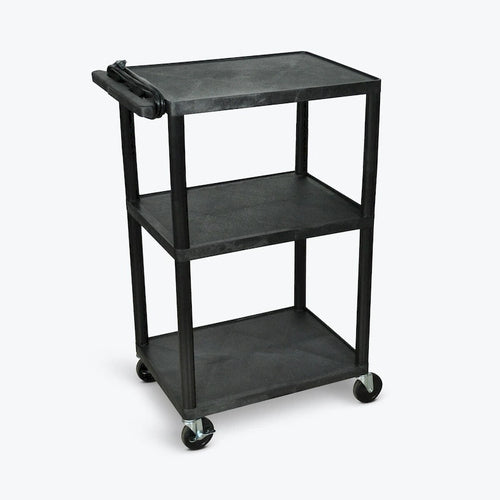 42H Utility Cart - Three Shelves with Electric