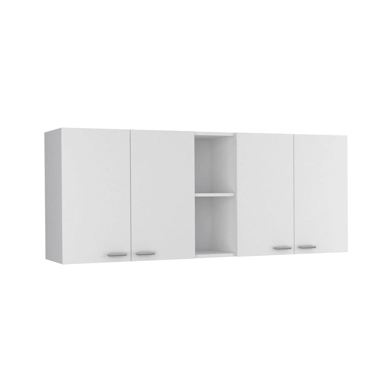 Wall Cabinet Ontario, Double Door, White Finish,High quality and durable