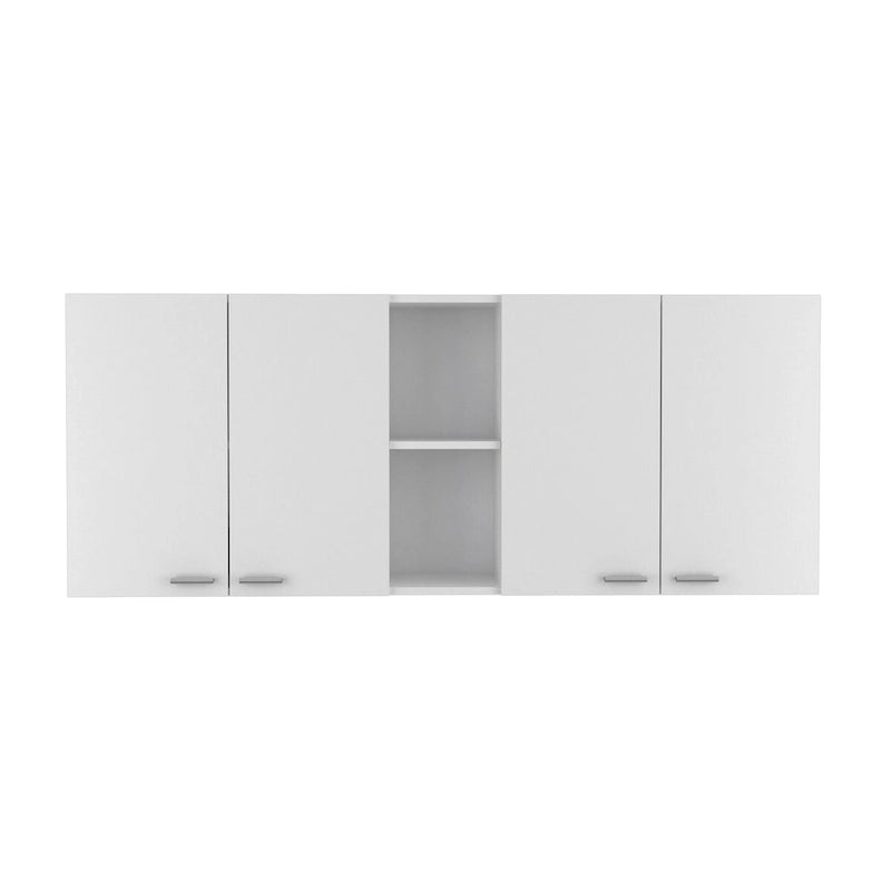 Wall Cabinet Ontario, Double Door, White Finish,High quality and durable