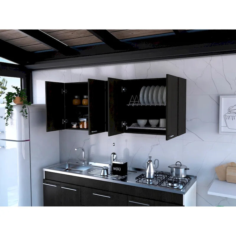 Wall Cabinet Ontario, Double Door, White Finish,High quality and durable