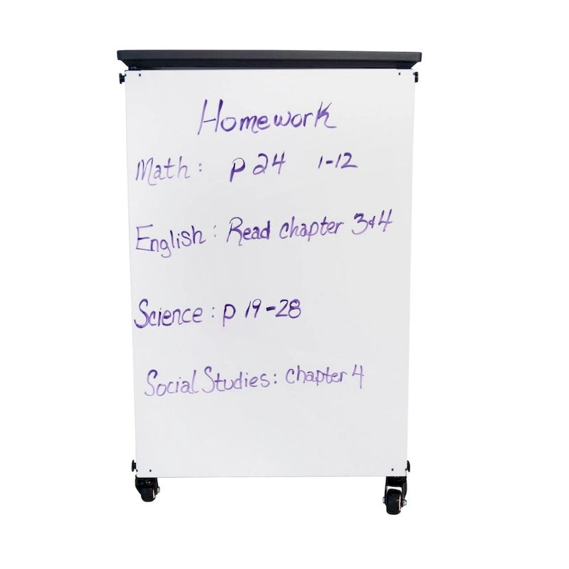 Modular Classroom Storage Cabinet - 3 side-by-side modules with 18 small bins - N/A