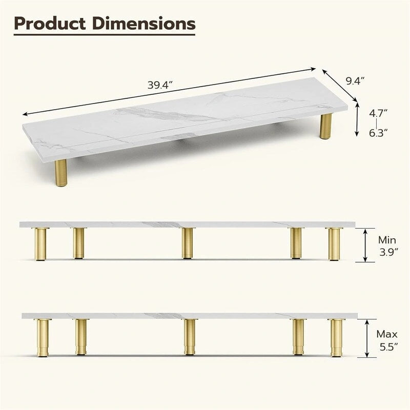 Dual Monitor Stand Riser
