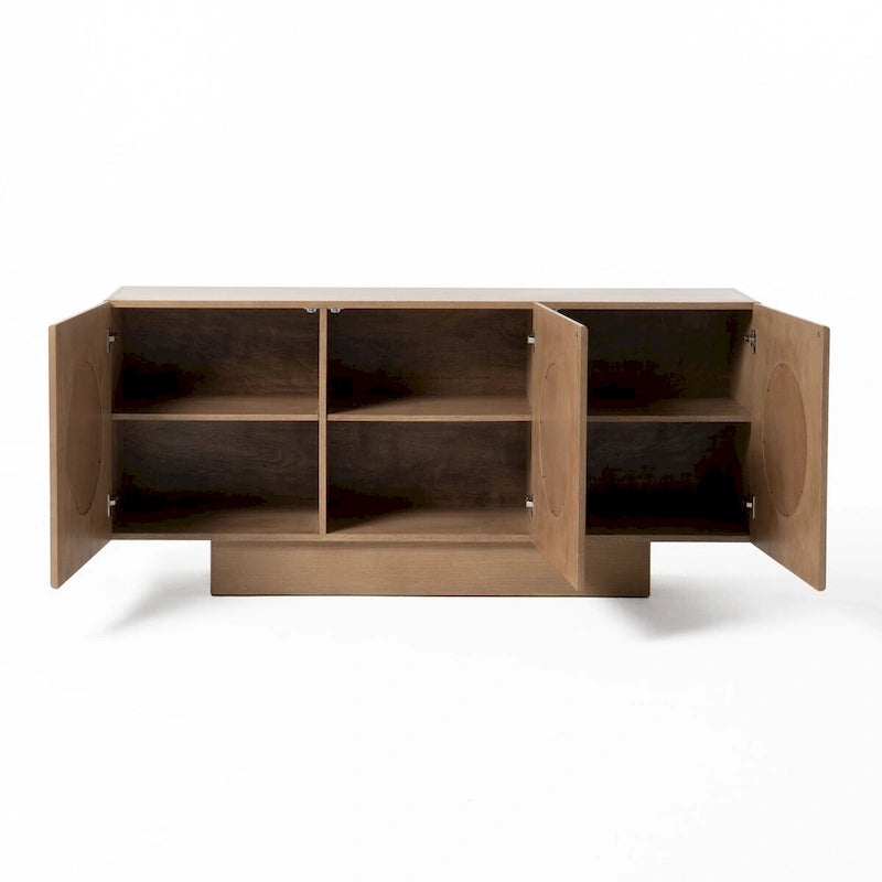 Nova Domus Oshana Modern White Oak Buffet