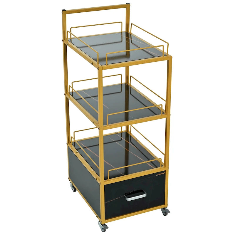 Beauty Salon Storage Trolley Cart