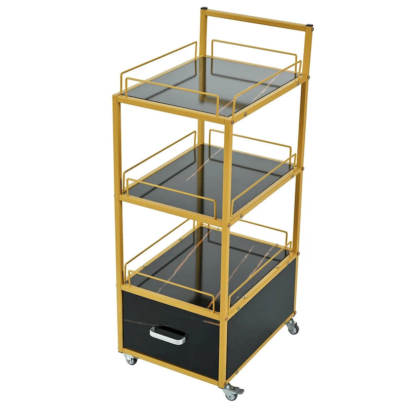 Beauty Salon Storage Trolley Cart