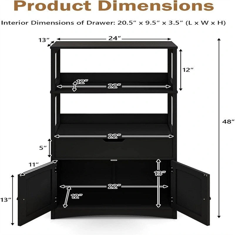 Bathroom Floor Cabinet