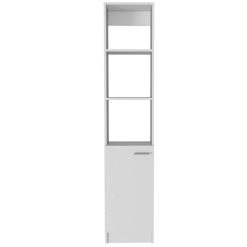 Bathroom Linen Cabinet with 3 Shelves,Single Door