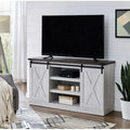 Wood Media Console TV Stand Entertainment Center