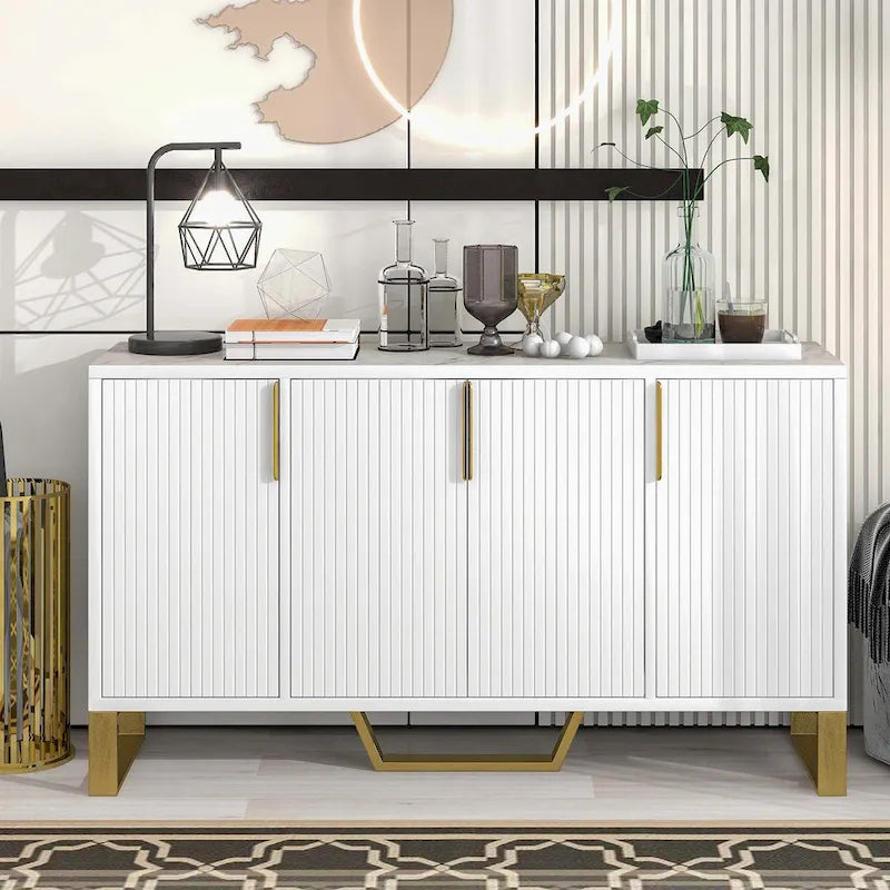 Modern sideboard with Adjustable Shelves For Kitchen