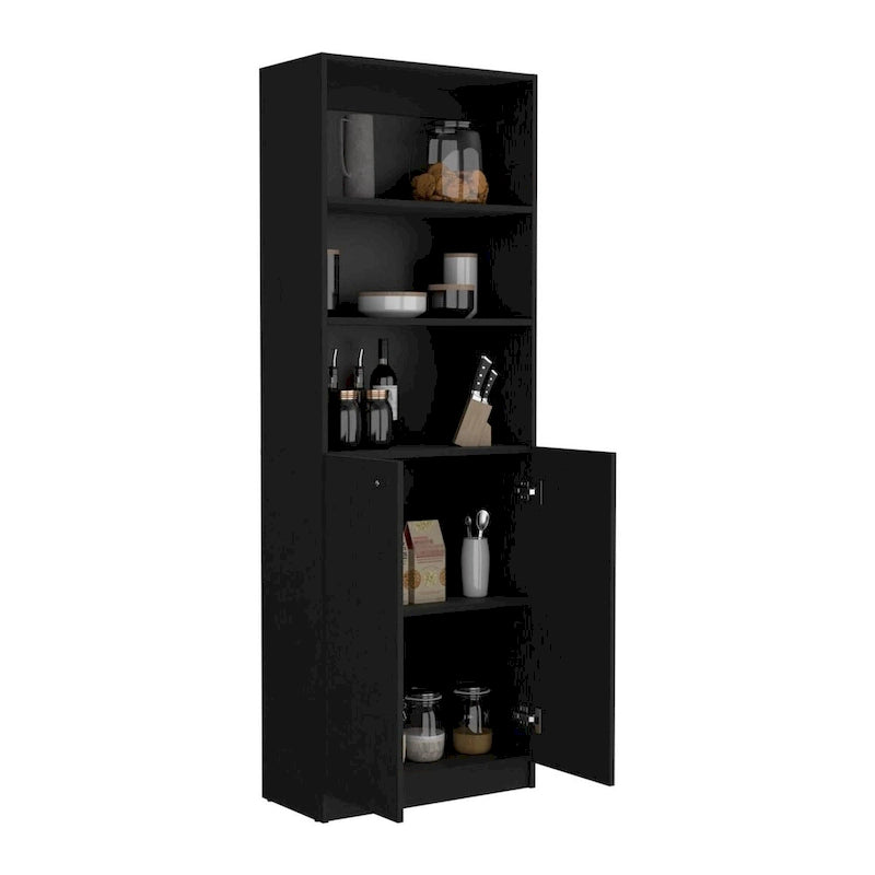 Home 2-Door Bookcase, Storage Unit 2 Doors