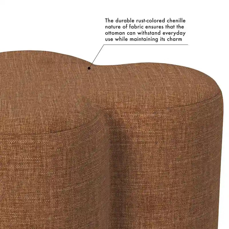 HomePop Clover Shaped Ottoman