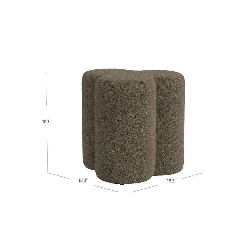 HomePop Clover Shaped Ottoman